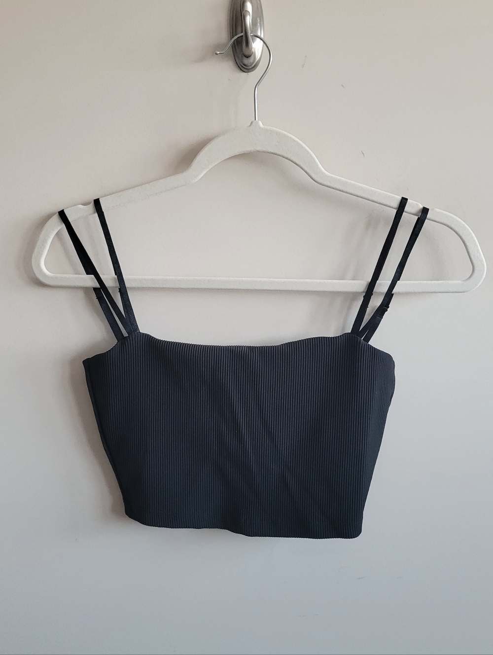 Buffbunny Collection Material Girl Black Ribbed‎ Cropped Tank